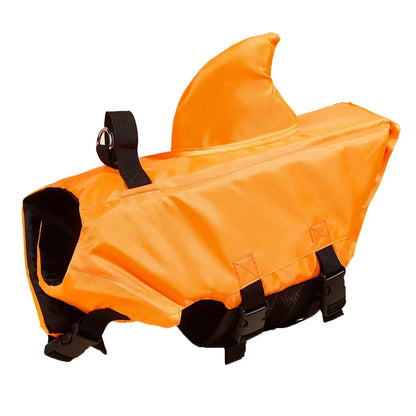 Shark Fin Dog Life Jacket Enhanced Buoyancy Small Dogs Safety Vest with Handle for Dogs Surfing