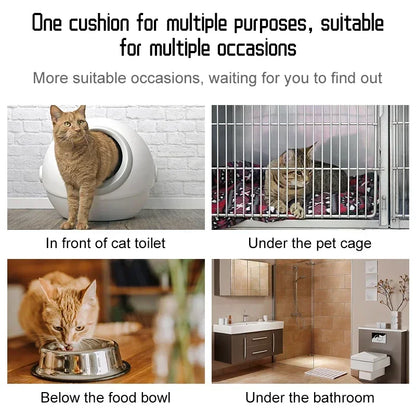 Mat Cute Feeding Dog PVC Dish Bowl Claw-shaped