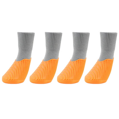 4Pcs Outdoor Dog Boots  Paw Protector Comfortable Waterproof Shoes Anti-slip Boots For Small Medium Large Dogs