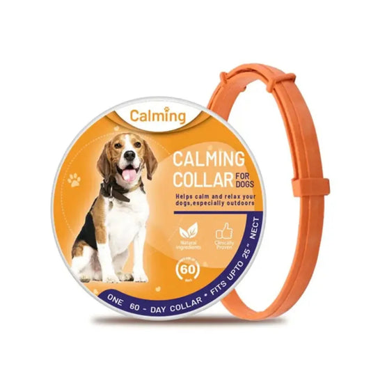 Calming Collar, Anxiety Relief, Stress Reduction, Adjustable Waterproof Dog Cat Necklace
