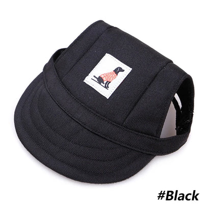 Dog Hat with Ear Holes Adjustable Baseball Cap for Large Medium Small Dogs