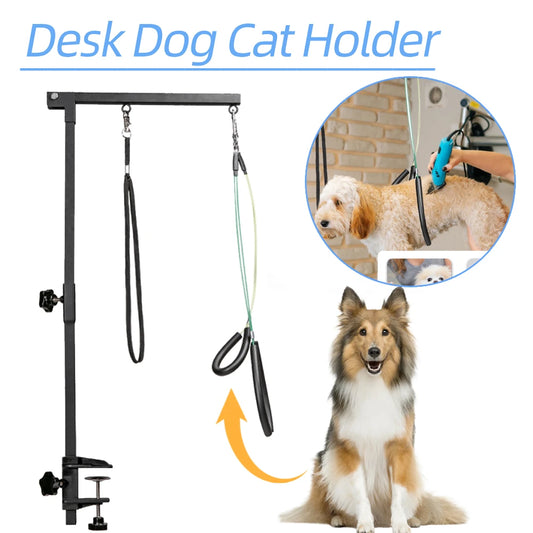 Dog Shower Stand Stainless Steel Trimming  Grooming Stand.  Foldable Grooming Bracket Telescopic Table Hanger for Bath