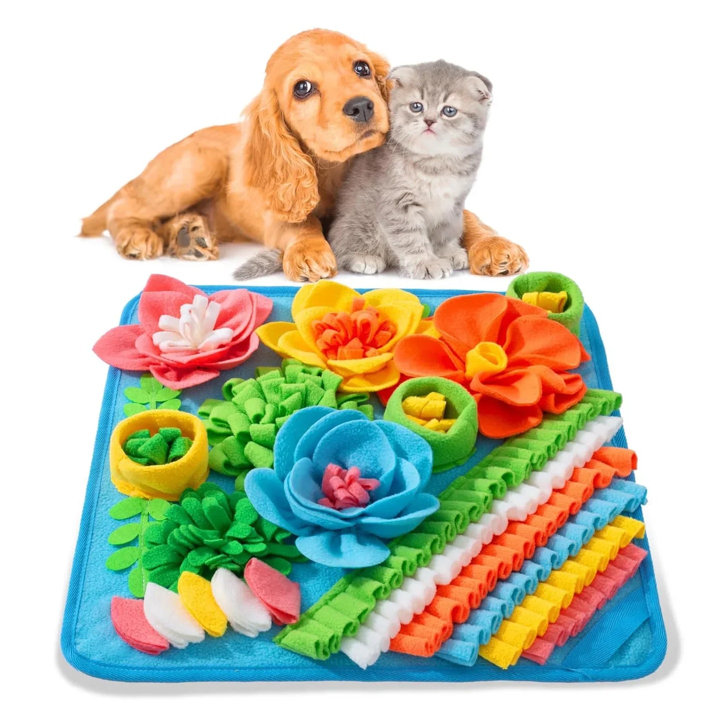 Sniffing Pad Dog And Cat Foraging Toys Indoor Play Eating Mat Relieve Stress Release Energy Treasure Hunting Slow Food