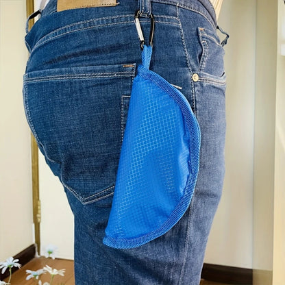 Portable Pet Water Food Feeder Bowl. Convenient, Collapsible Feeding or Water For Dog/Cat