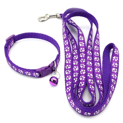Dog/Cat Leash. Adjustable Leash and Collar for your Puppy. Outdoor Walking