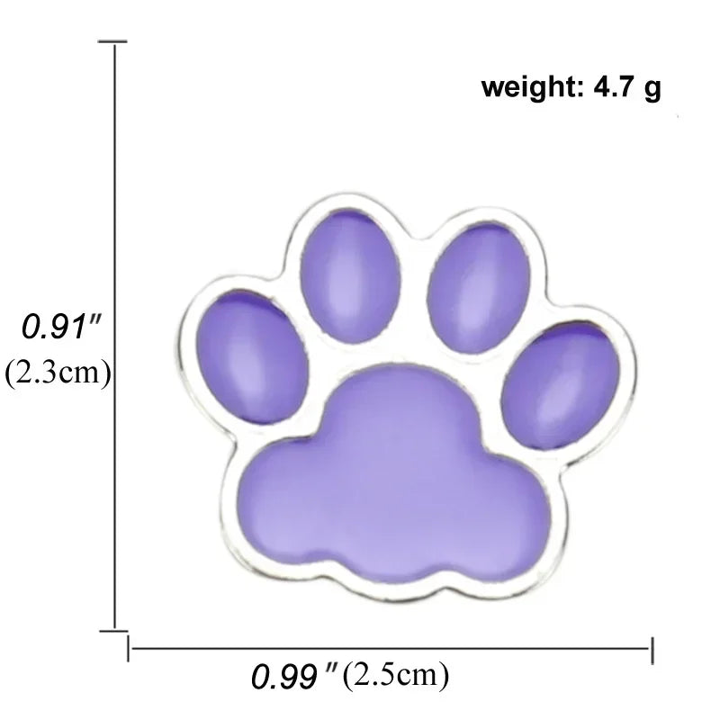 Pet Claws Pin for Bags, Badges. Brooches Button Footprints