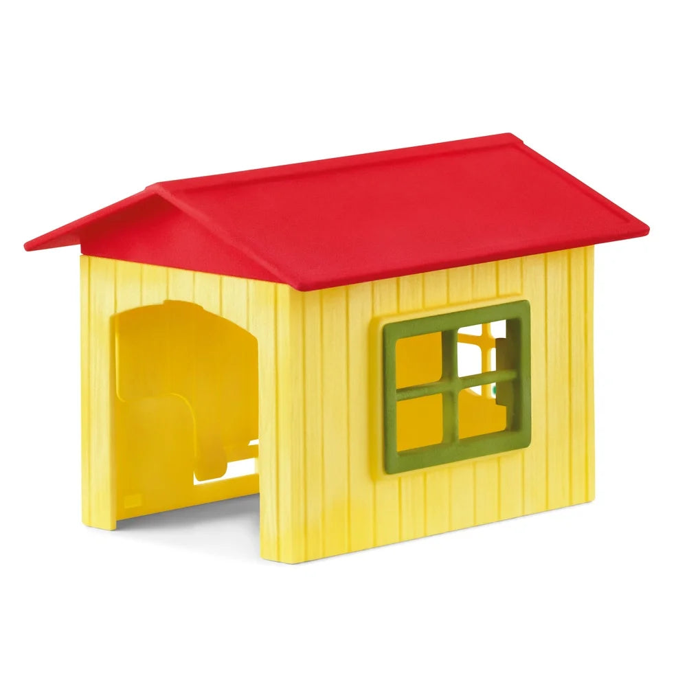 Friendly Dog House Playset with Australian Shepherd Figurines Toy Bone Dog Dish Puppy Accessories Indoor Outdoor Fun