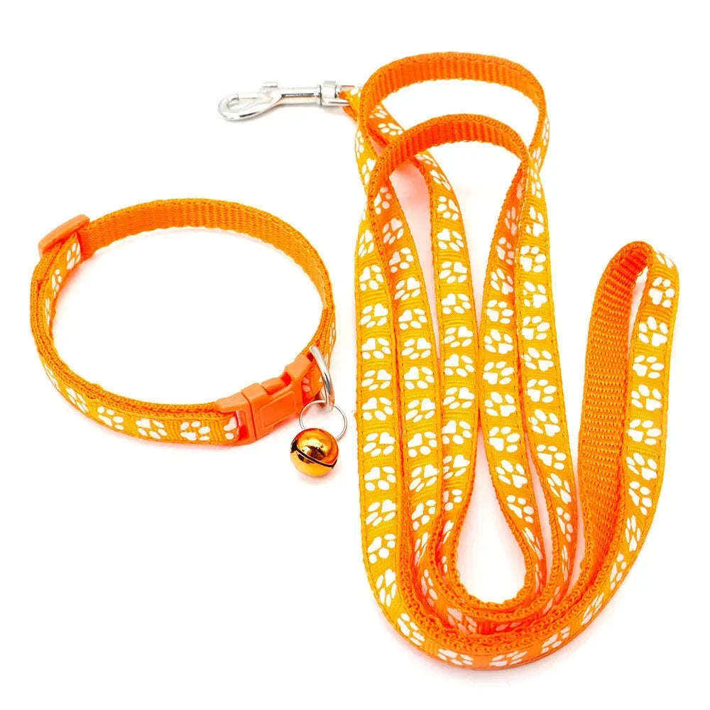 Dog/Cat Leash. Adjustable Leash and Collar for your Puppy. Outdoor Walking