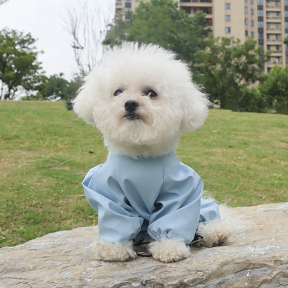 Pet outings insect proof dirt proof waterproof dog clothes four legged bag belly dust proof clothes